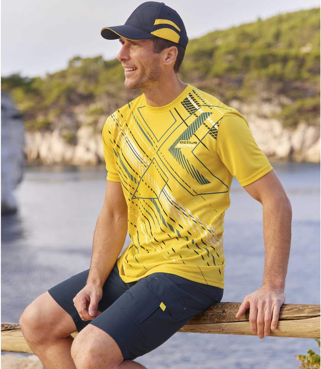 Bermuda Cargo Microfibre Détente