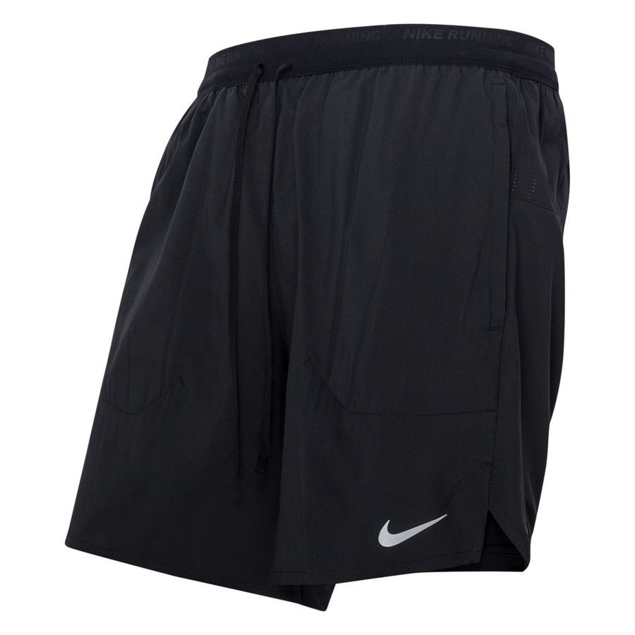 Nike Short Running Dri-FIT Stride 2 EN 1 - Noir/Argenté