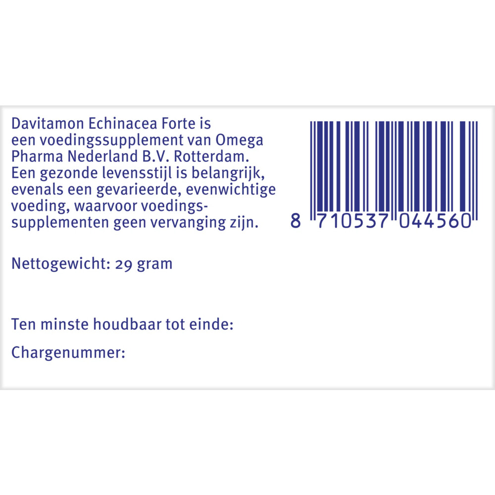 Davitamon Echinacea Forte 60 capsules