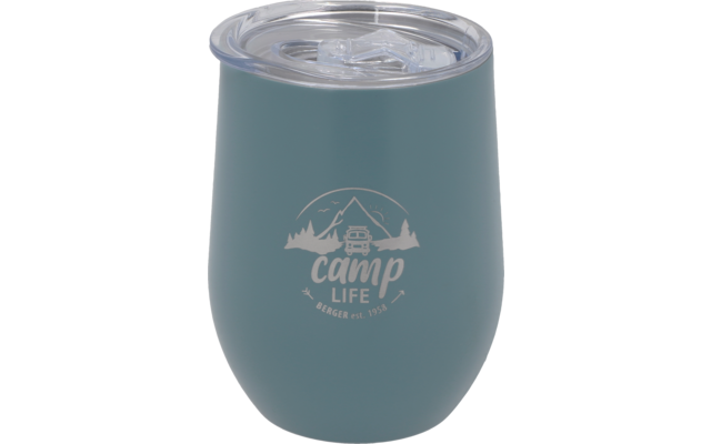 Camplife Edelstahl Thermo-Trinkbecher mit Deckel 360 ml