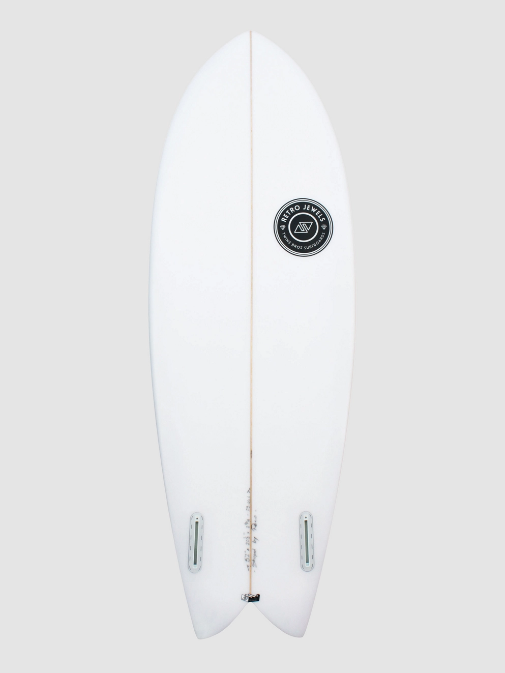 TwinsBros Enjoy Twin Future Surfboard white