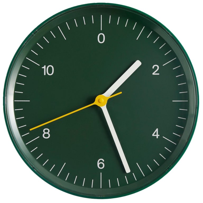 Hay Wall Clock klok Ø26 groen