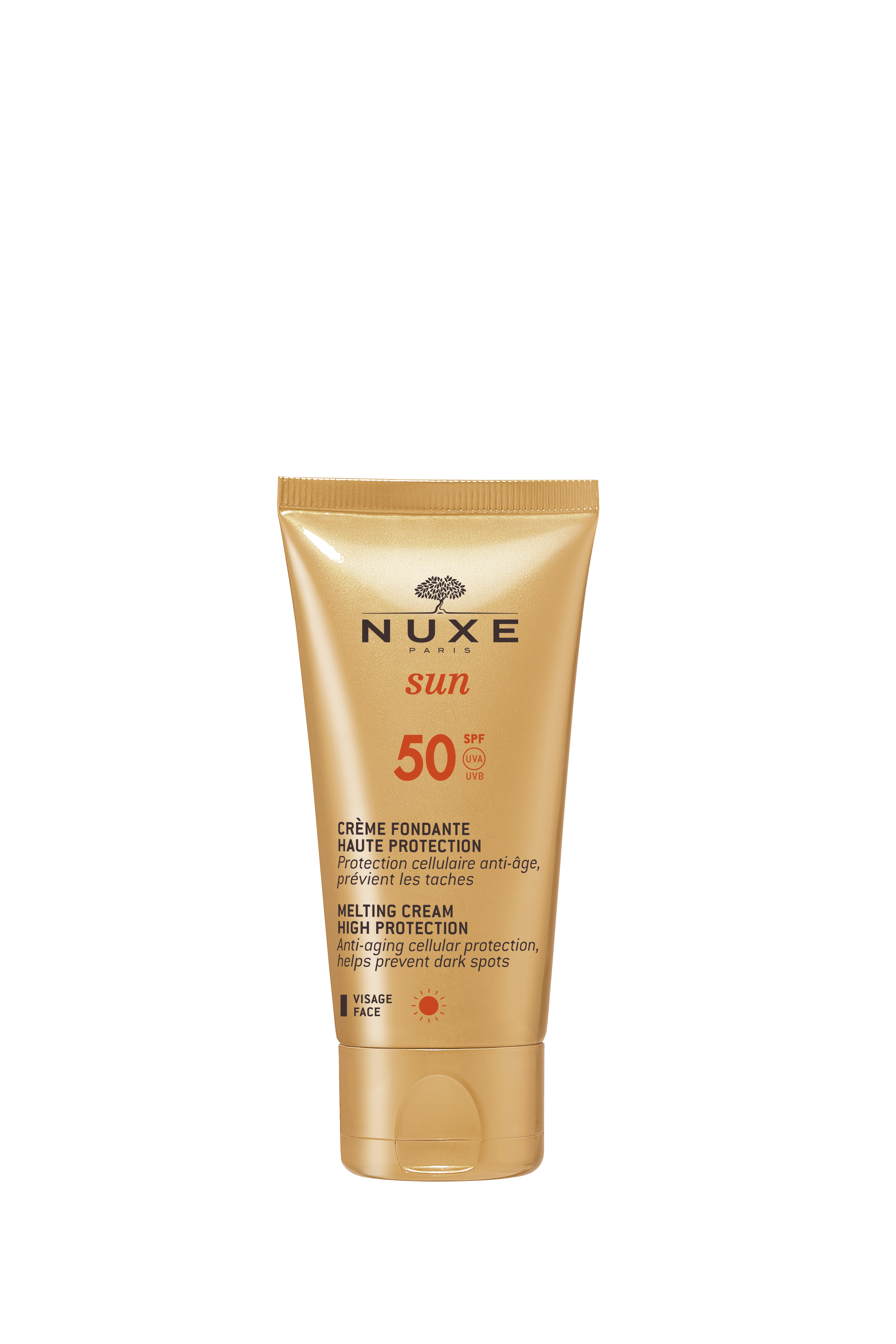 NUXE Sun Crème Visage Fond<br>50 ml, Creme, SPF50+