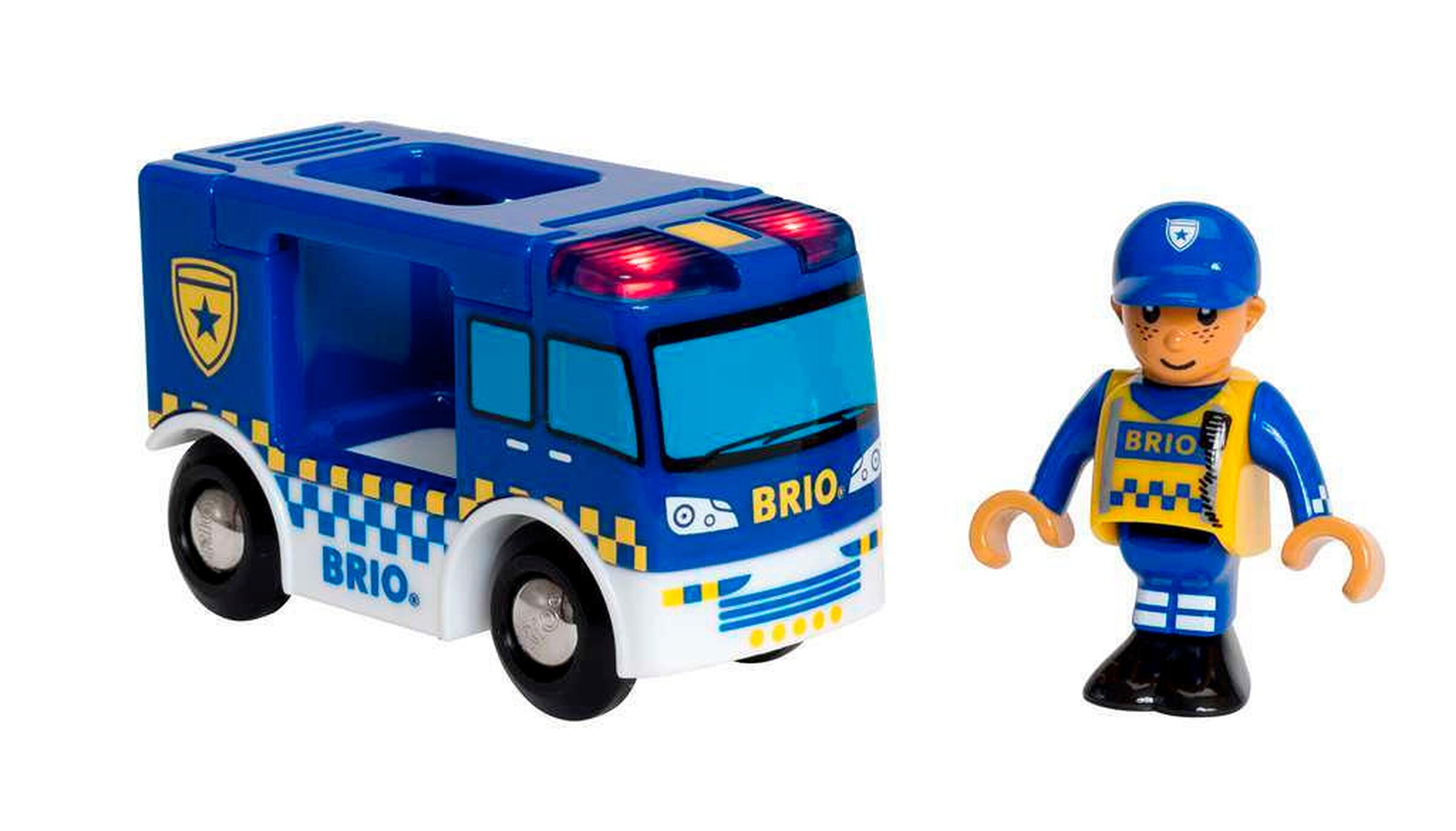 BRIO Polizeiwagen mit Licht und Sound