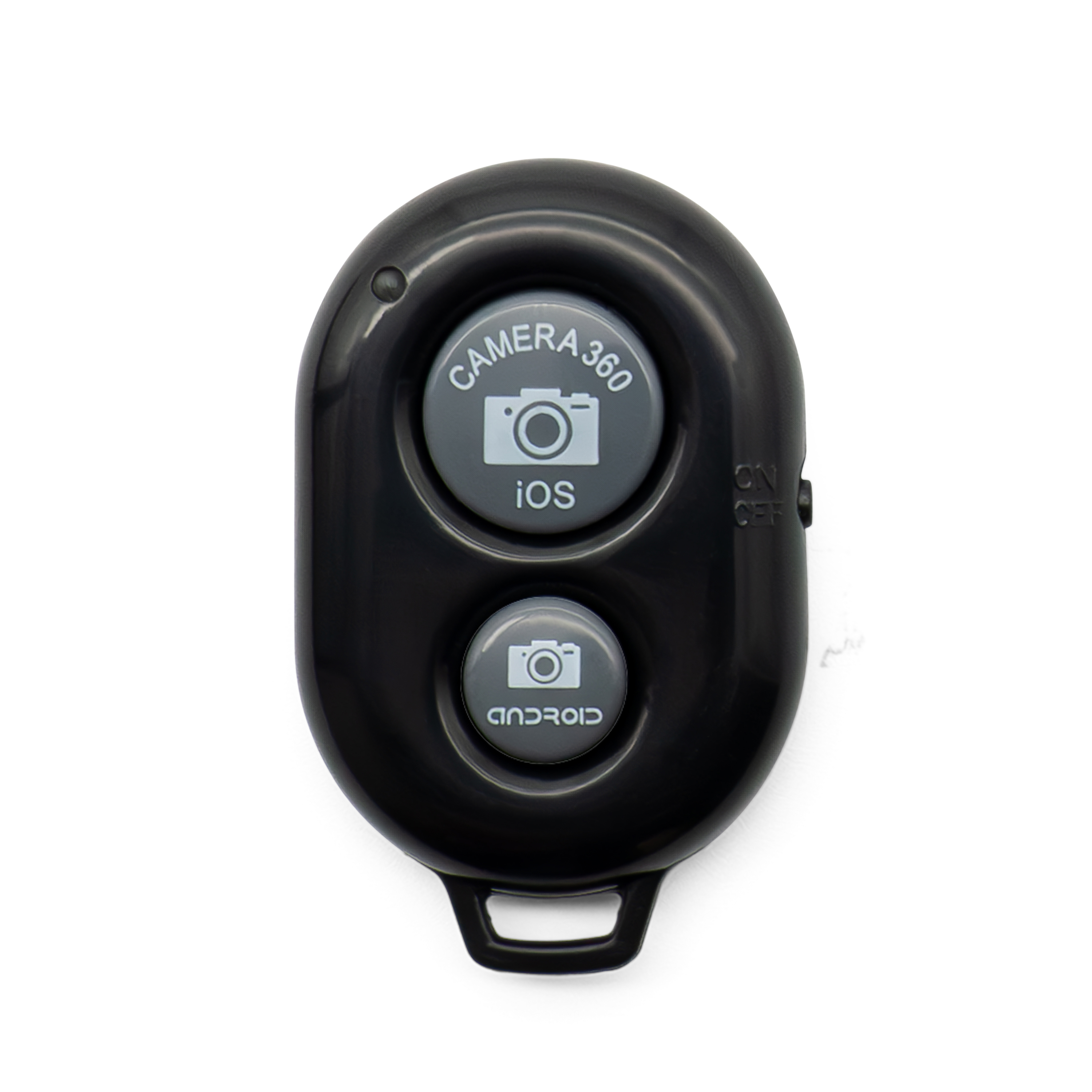 Selfie Bluetooth 3.0 Kamera Fernauslöser Remote Control iOS / Android - Schwarz