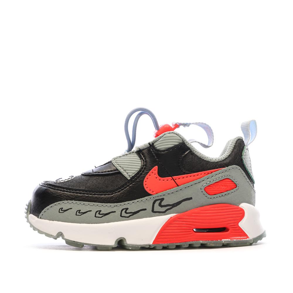 Nike Baskets Noir Garçon Nike Air Max 90 Toggle