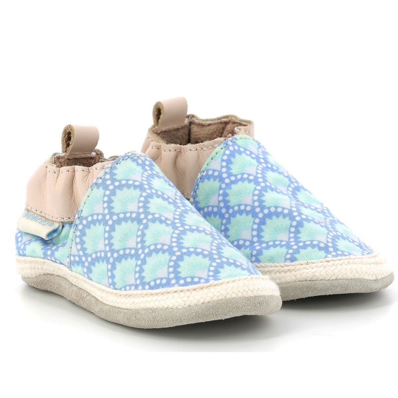 Robeez Robeez Sunny Camp Bleu Wasabi Washed x Petit Pan