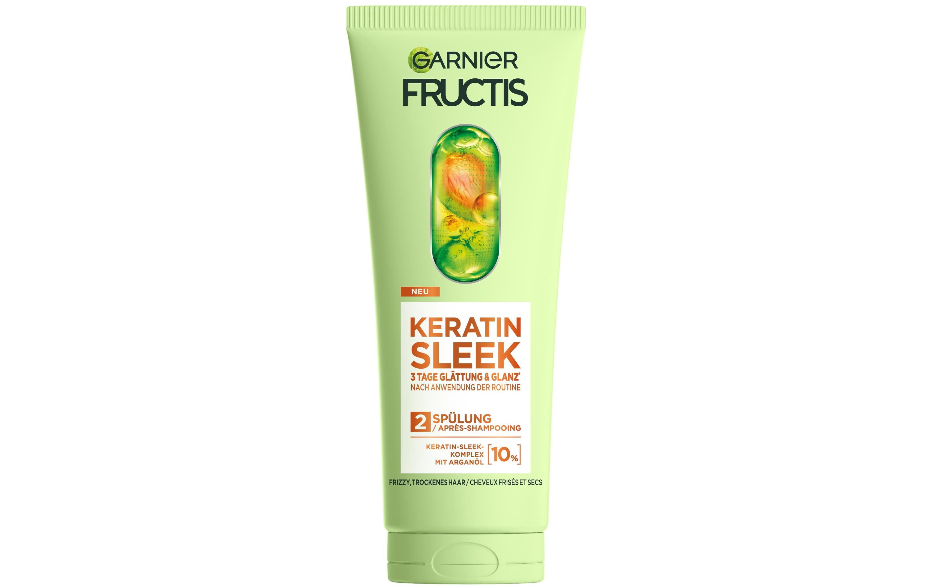 Haarspülung Keratin Sleek 200 mlConditioner entwirrt das Haar und verleiht ihm neuen Glanz und Geschmeidigkeit