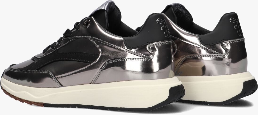 zilverkleurig floris van bommel lage sneakers sfw-10138 suvi