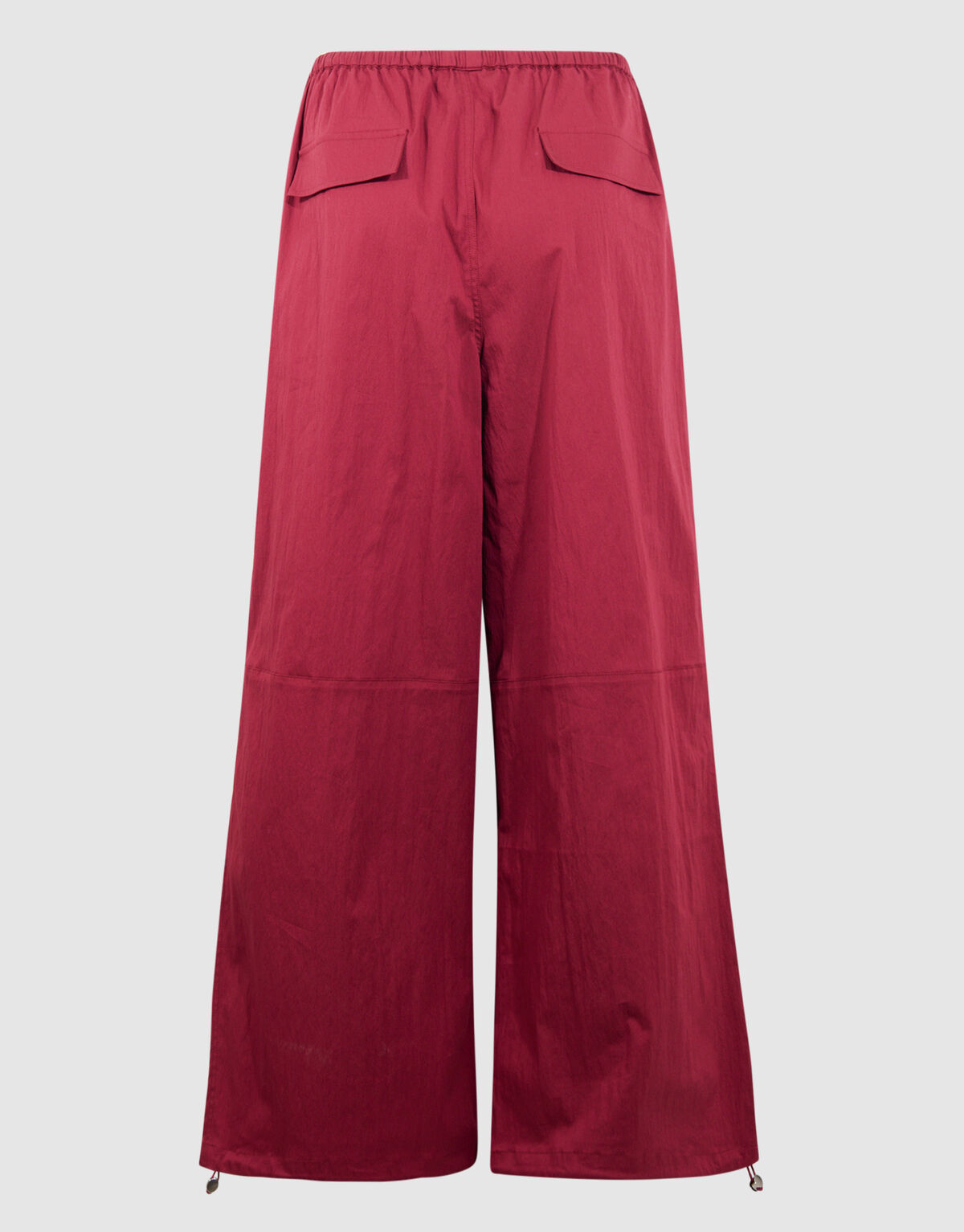 Balloon Fit Jog Broek Donkerrood