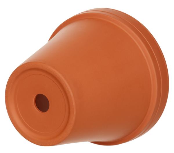Spang Terrakotta-Topf Vaso, rund
