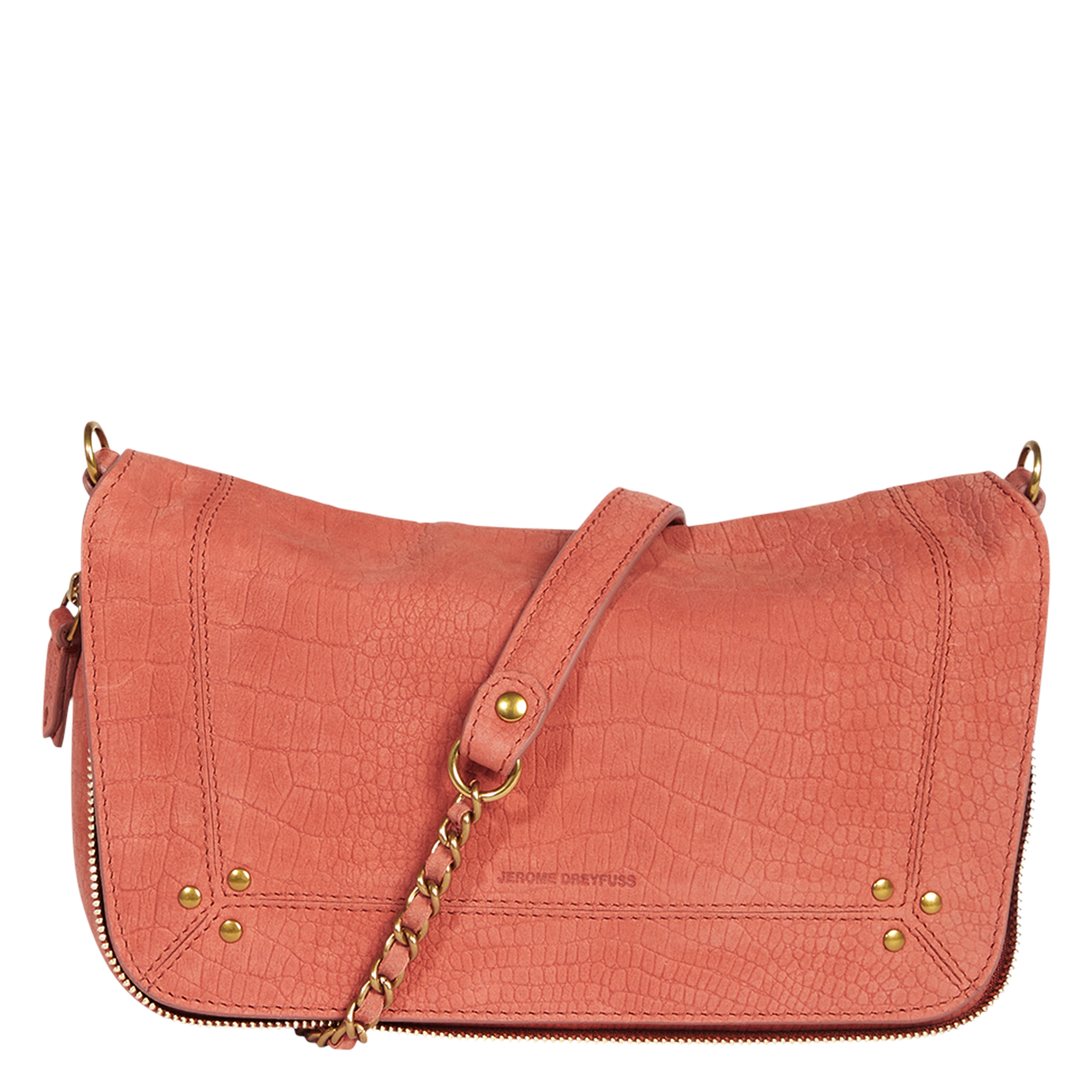 BOBI S - Sac bandoulière en cuir| Orange