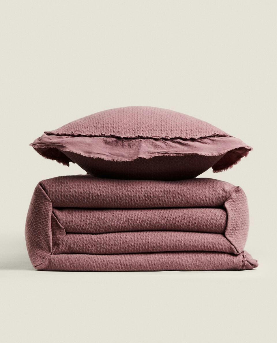 Colcha infantil de crochê jacquard