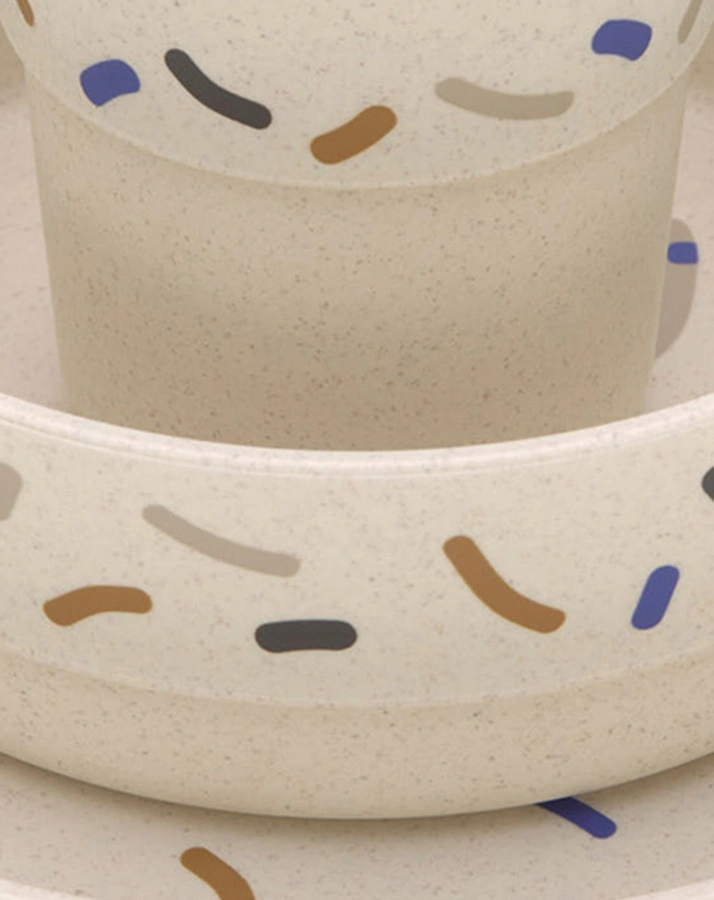 Geschirr-Set LITTLE MATEYS 4-teilig in royal blue