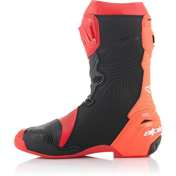 Alpinestars - Bottes Supertech R Vented Rouge / Rouge fluo