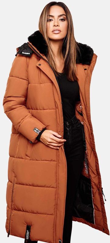Marikoo - Reliziaa - Winterjas - Lange Gewatteerde Jas - Met Afneembare Capuchon