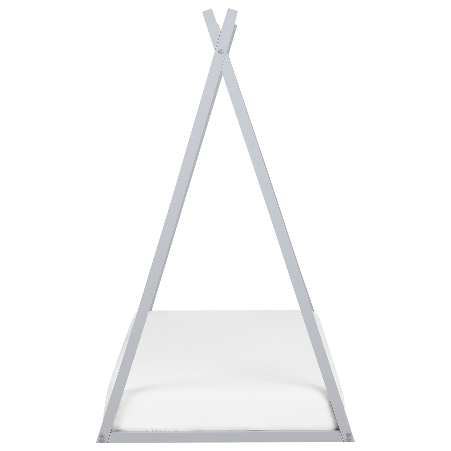 Beliani - SAURAT - Kinderbed - Grijs - 90 x 200 cm - Dennenhout