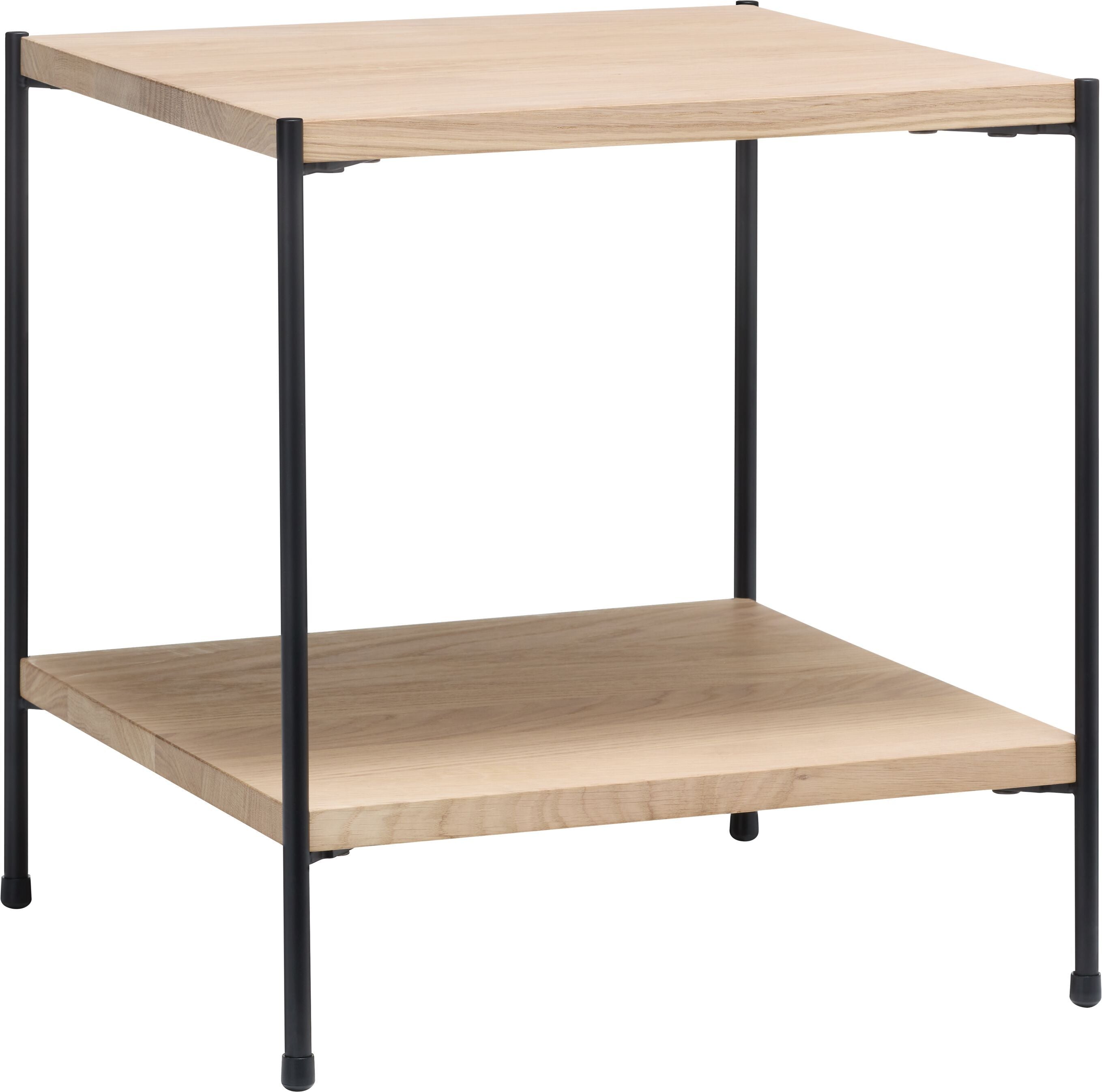 MALA Nachttisch - Eiche weiss / B: 40.0 cm x T: 40.0 cm x H: 43.0 cm