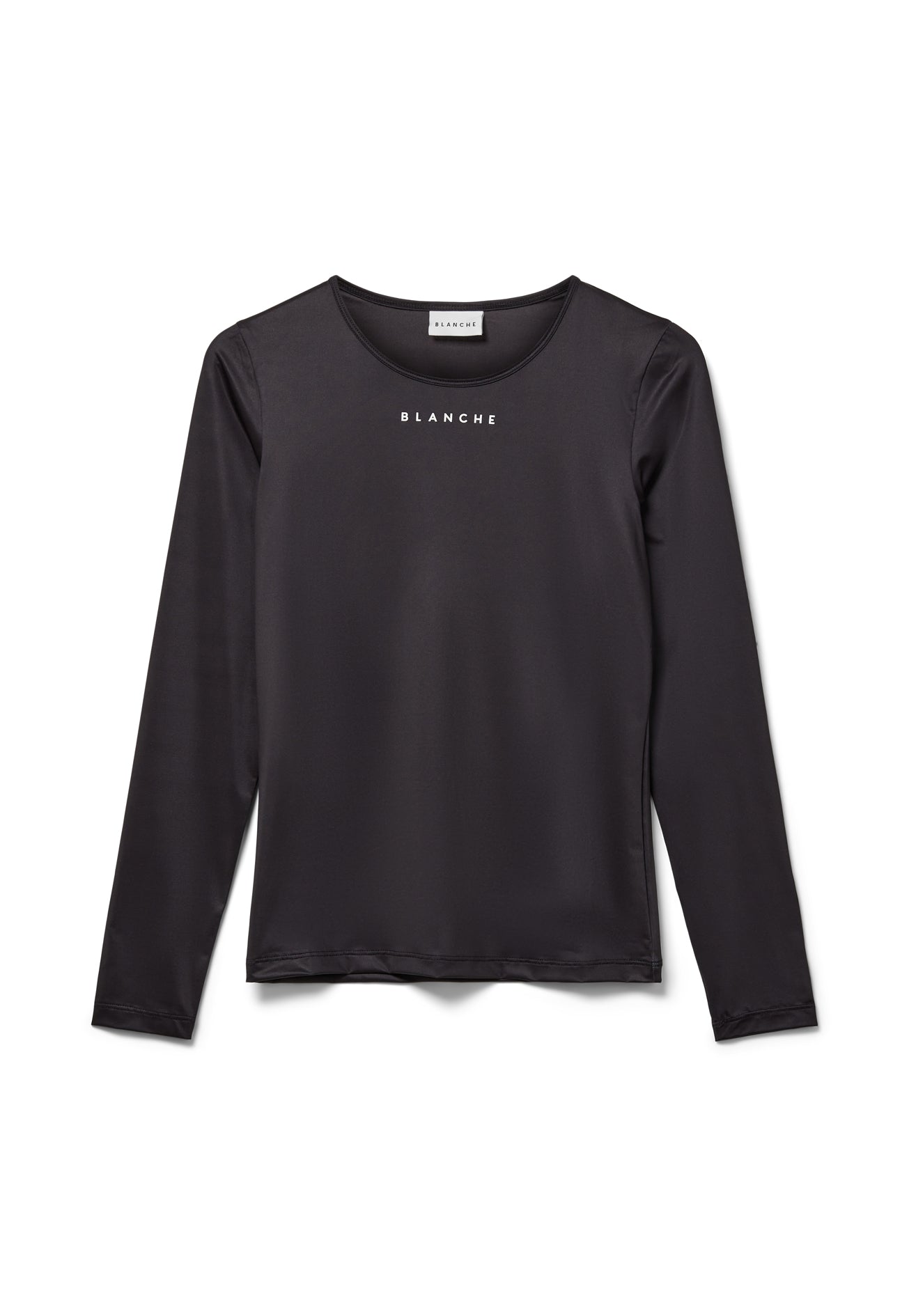 BLANCHE  Comfy-BL langærmet t-shirt - sort