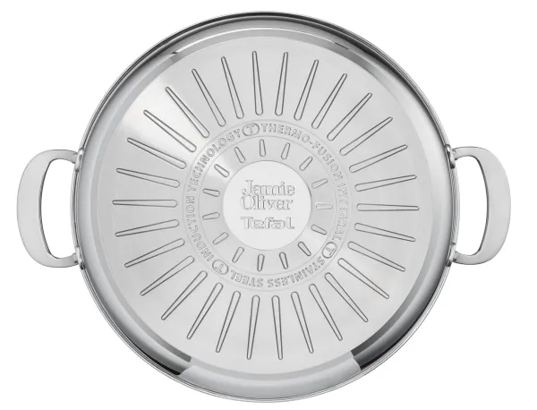 Tefal Jamie Oliver Cook's Classics kogegrejssæt, 4 dele, rustfrit stål
