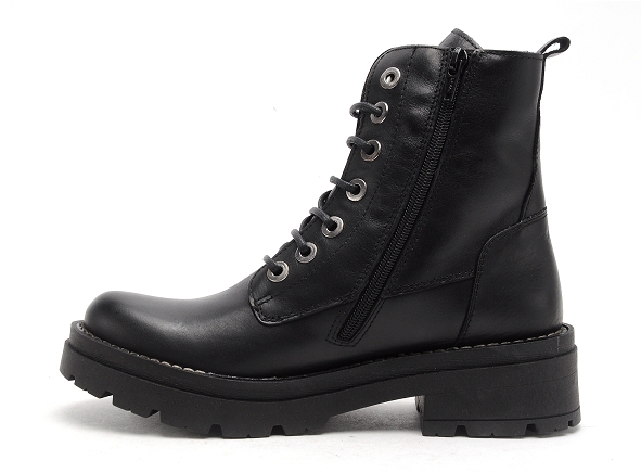 Chacal boots bottine plates femme 6456 noir