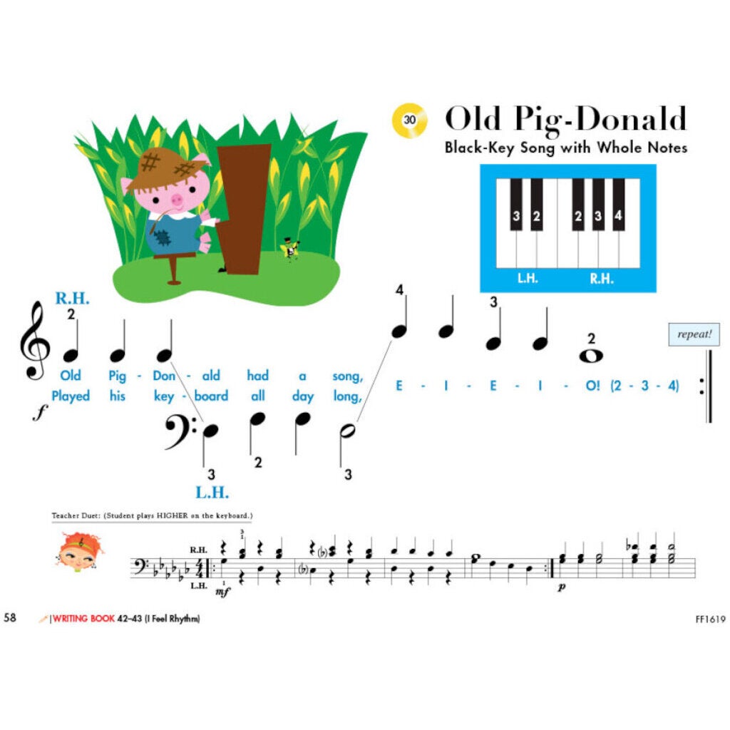 Hal Leonard My First Piano Adventure Lesson Book A boek met audio-online