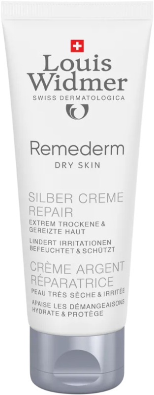 Louis Widmer Remederm Zilver Crème Repair Ongeparfumeerd 75ml
