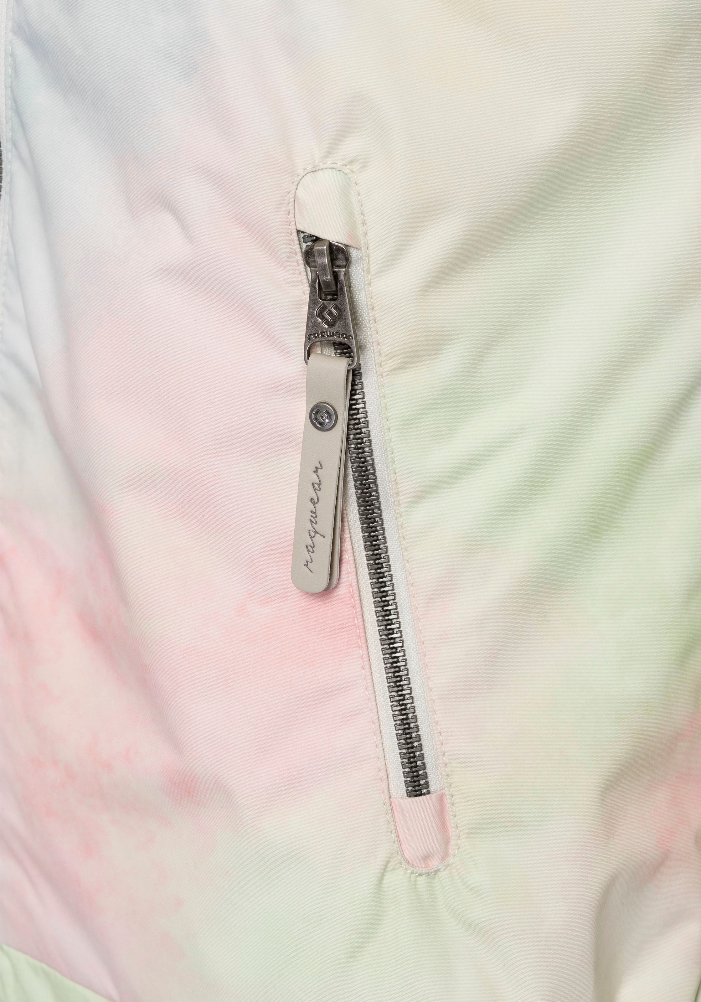 Ragwear Funktionsjacke »NUGGIE OMBRE O« mit Kapuze Übergangsjacke aus wasserabweisendem Material