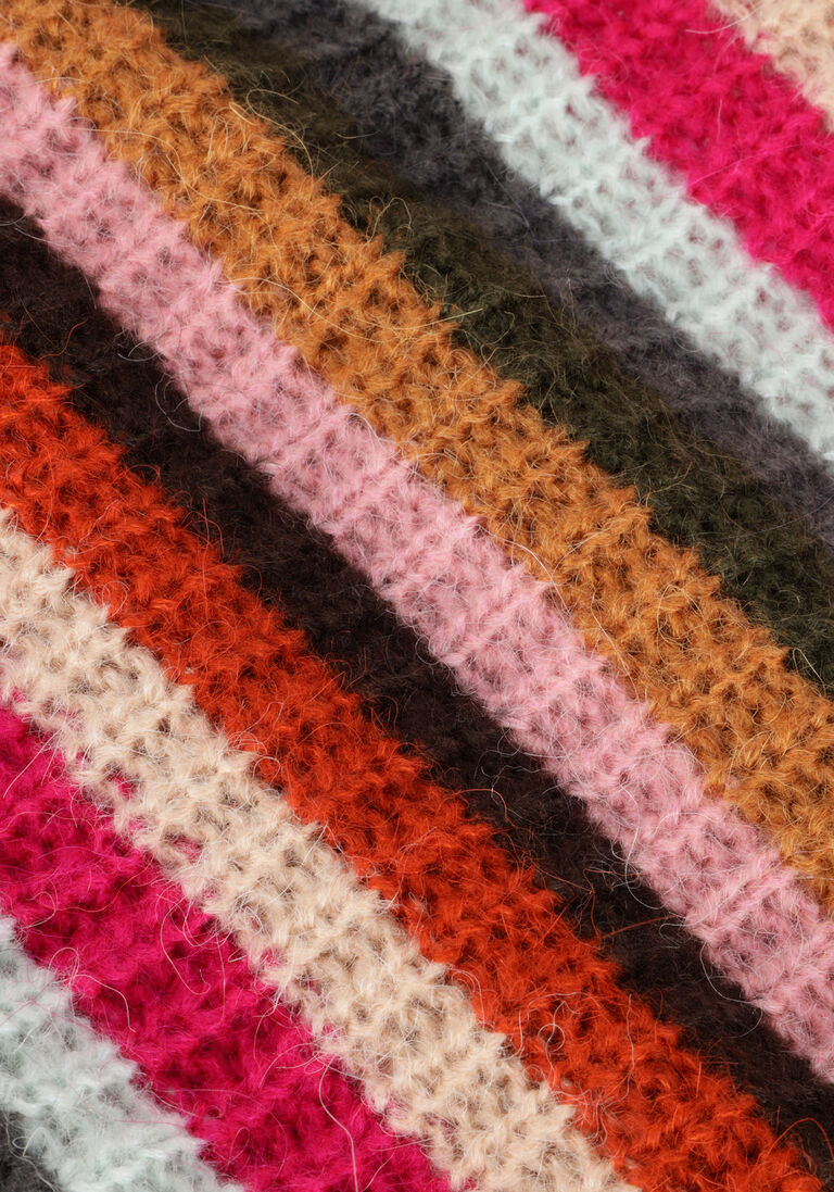 FABIENNE CHAPOT groene fabienne chapot trui rainbow pullover