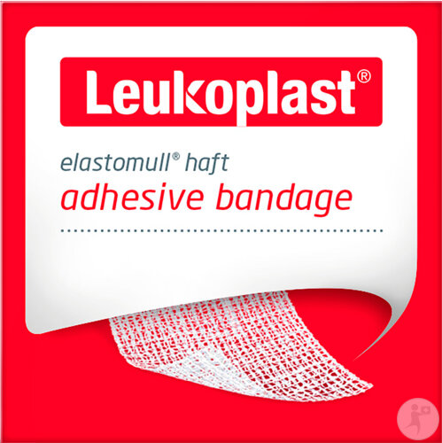 Leukoplast Elastomull Haft Bandage De Fixation 8cm x 4m Cohésif Et Élastique 1 Pièce