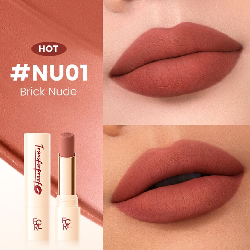 FOCALLURE - Transferproof matte lippenstift - 4 kleuren
