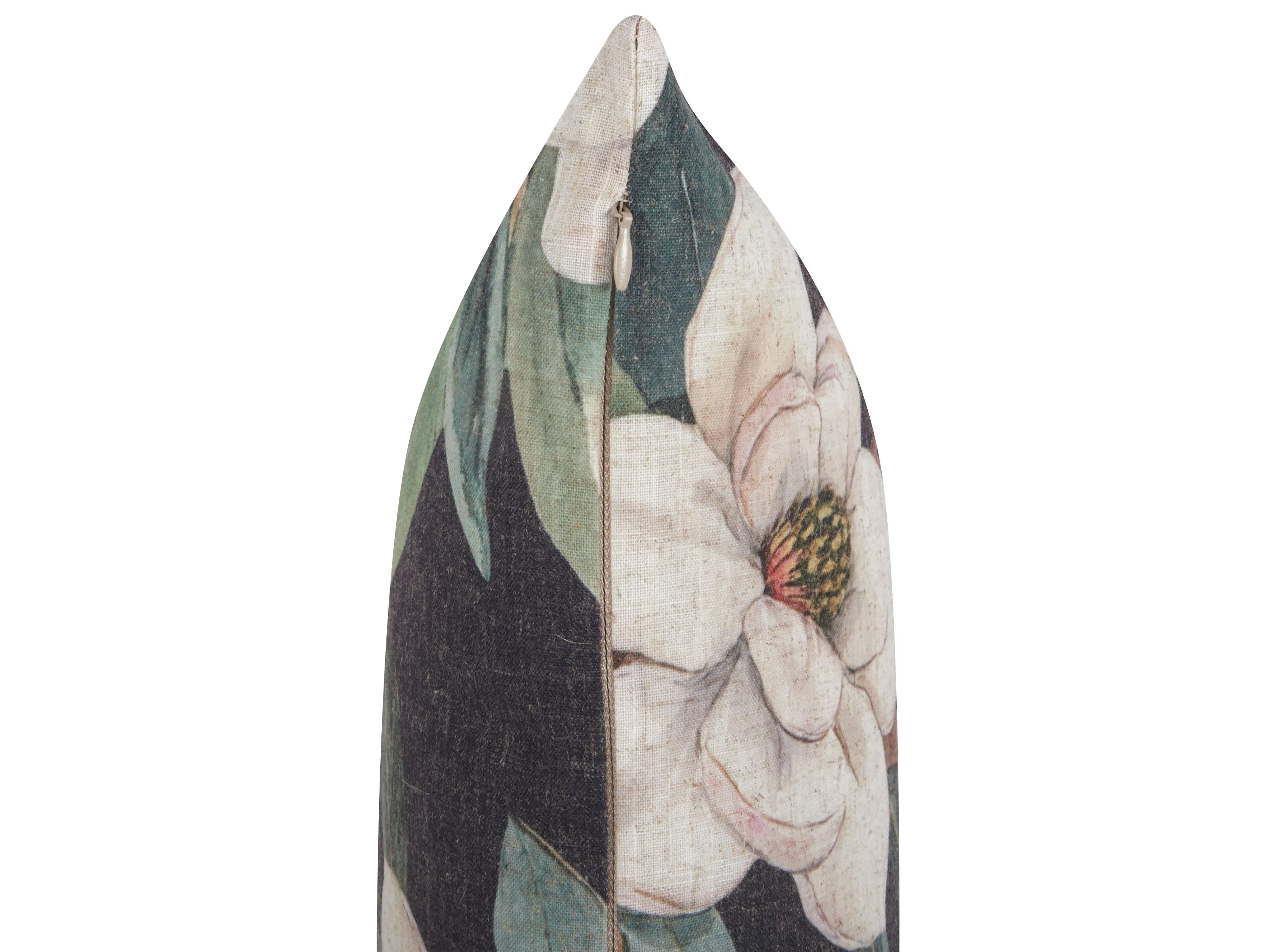 Set van 2 sierkussens ZAHRIYE 45 x 45 cm Zwart bloempatroon