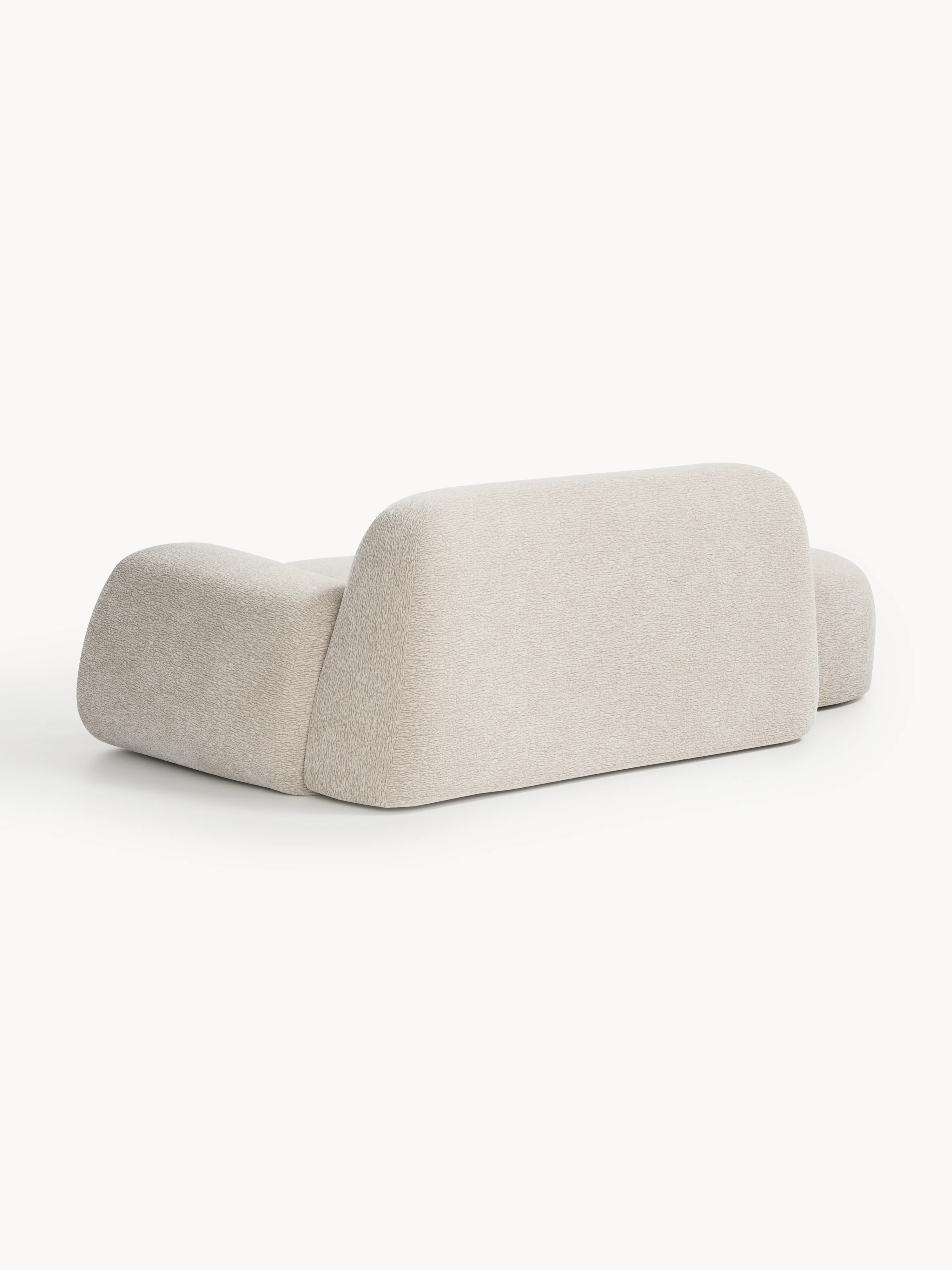Bank Wolke (2-zits) met chaise longue