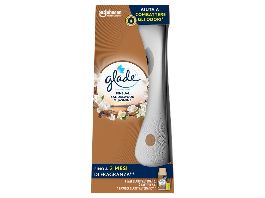 AMBIENTADOR APARELHO GLADE AUT. SANDALWOOD 269ML