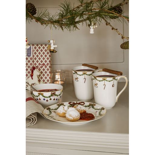 Royal Copenhagen Stjerne Riflet 2-pak Krus, 33 cl