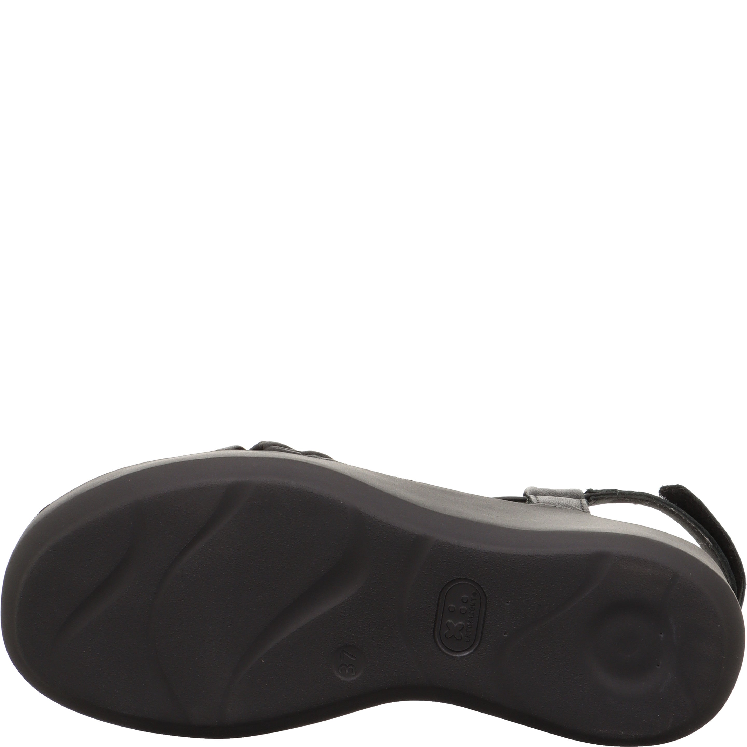 legero EASY Damen  Sandale mit Klettverschluss - Farbe: Schwarz - Größe: 38