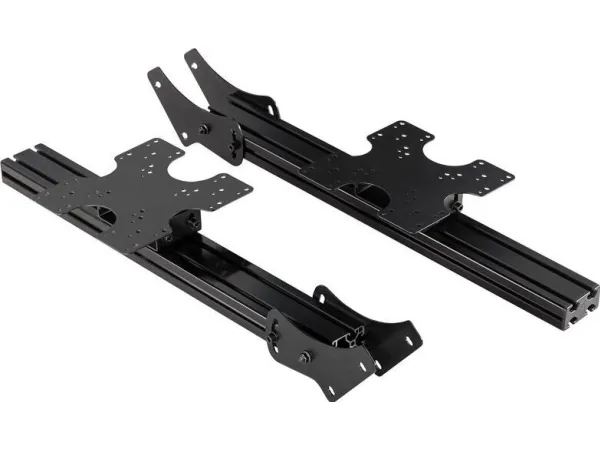 Next Level Racing Elite - Stativ - for 3 skærme - tilføjelse - anodiseret ekstruderet aluminium - sort - skærmstørrelse: 21