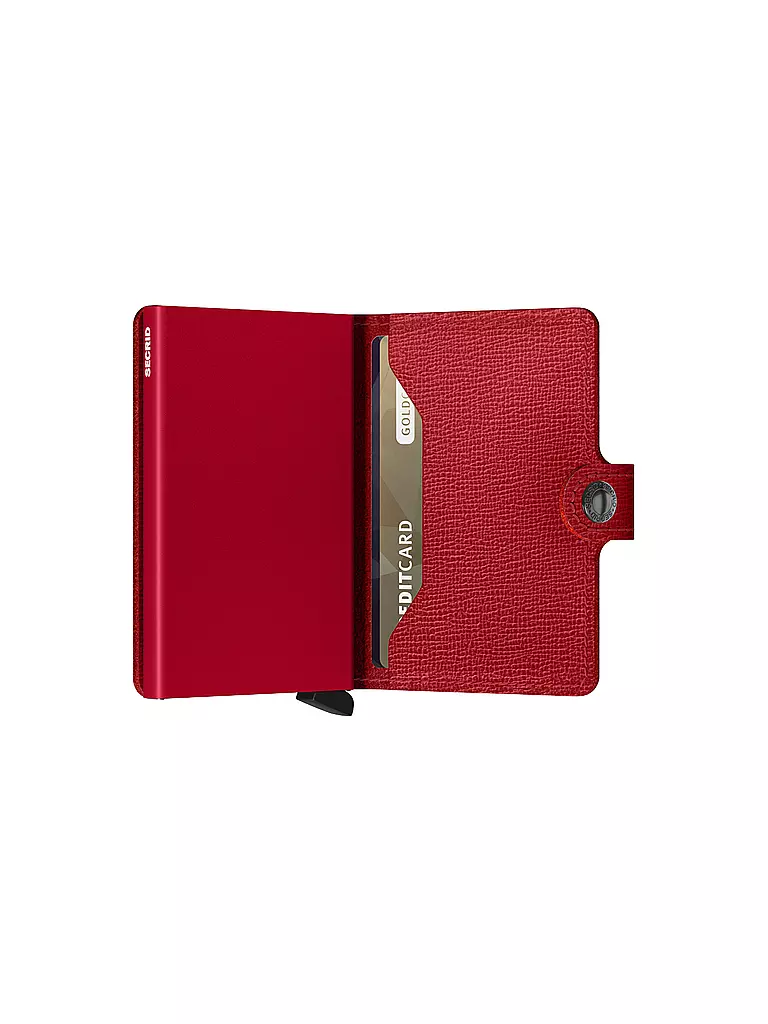 SECRID Geldbörse - Miniwallet Crisple Mini Lipstick rot