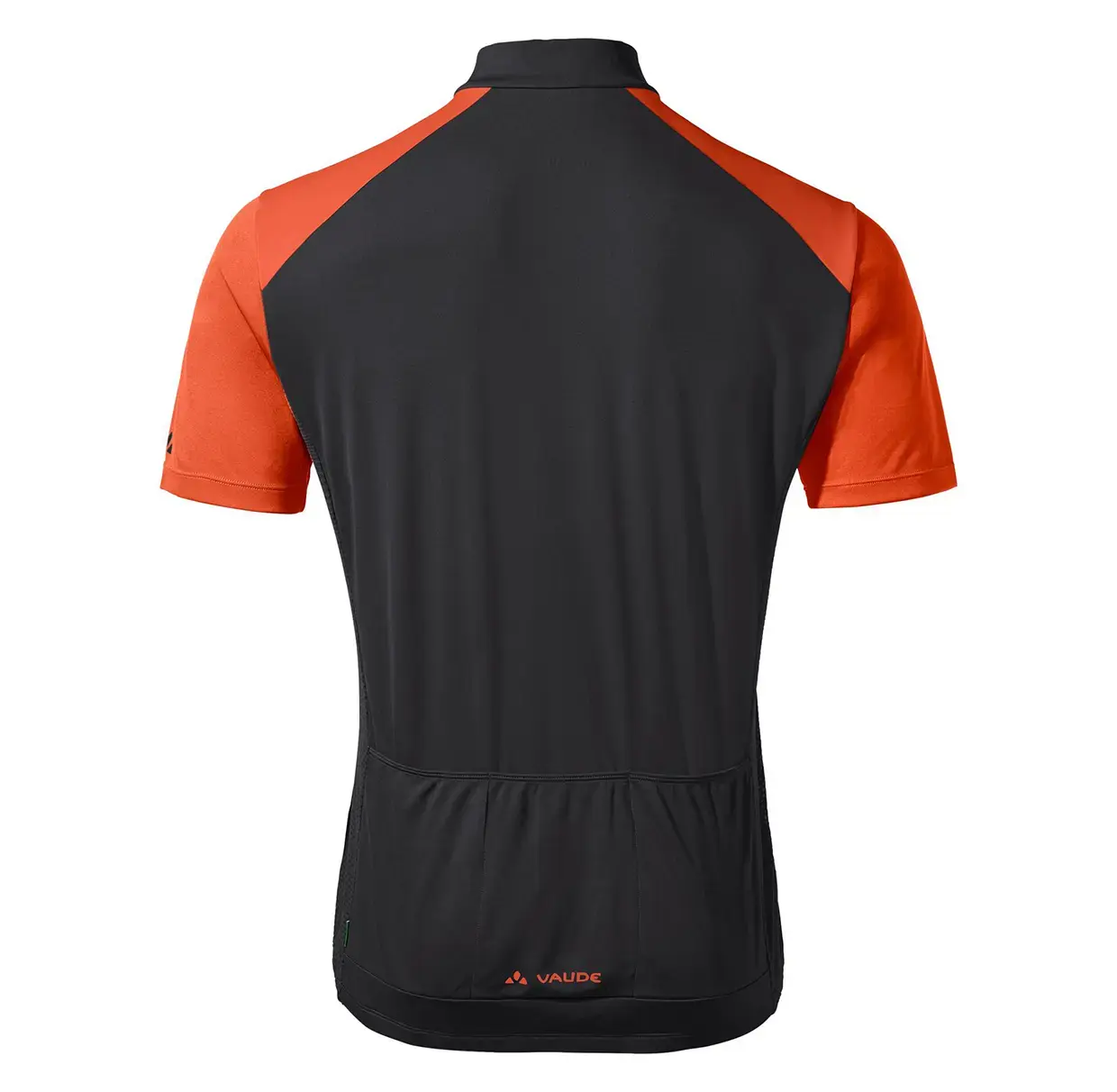 VAUDE Matera HZ Fietsshirt Korte Mouwen Zwart/Rood Heren