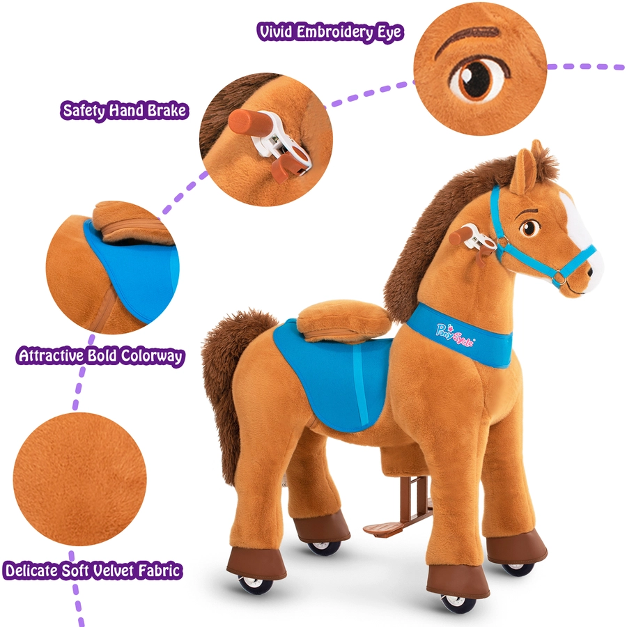 PonyCycle® Brown Horse - klein