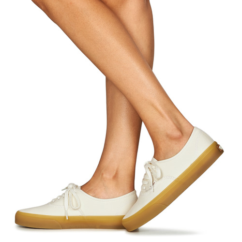 Vans - AUTHENTIC - Blanc / Marron