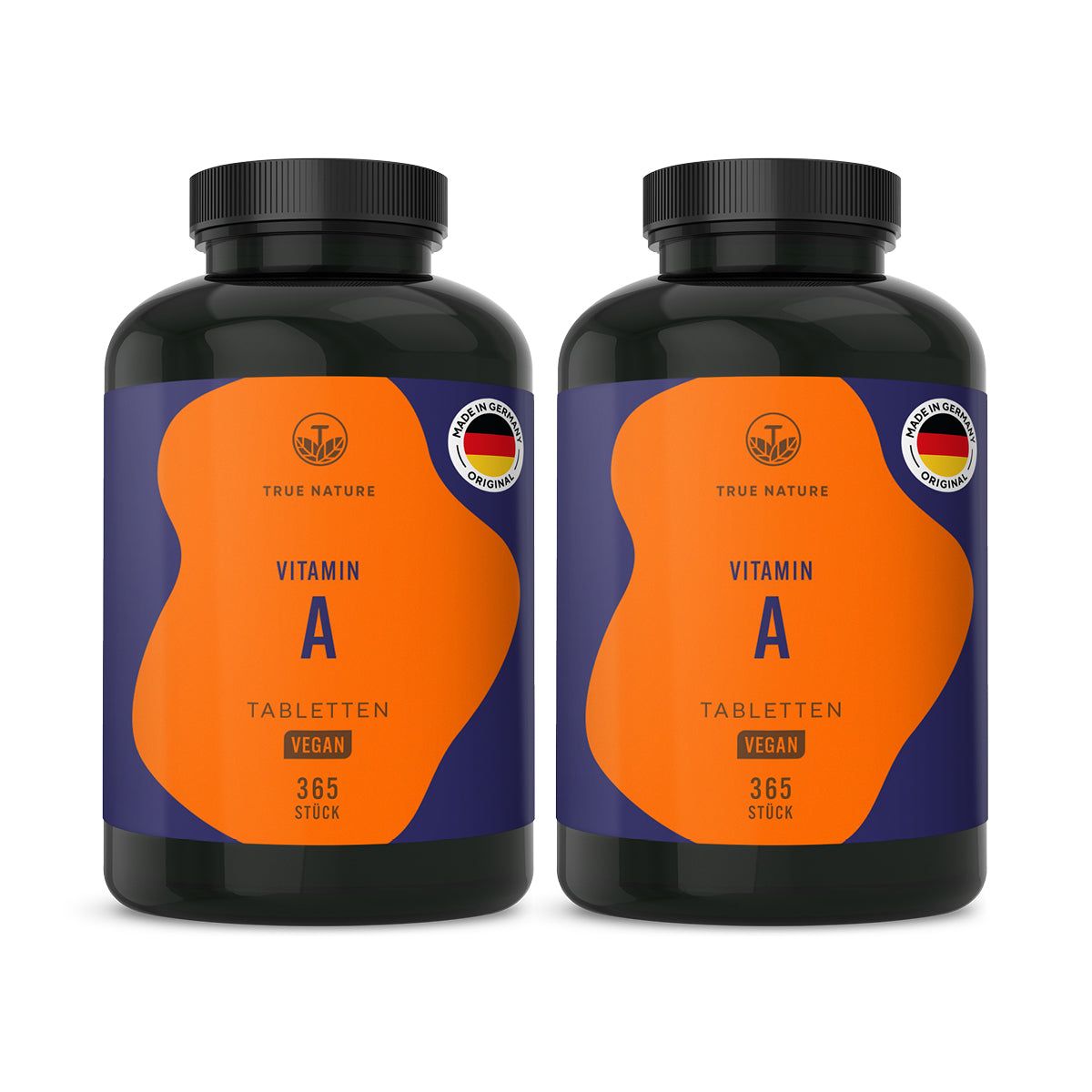 TRUE NATURE® Vitamin A Tabletten - Vegan & Made in Germany