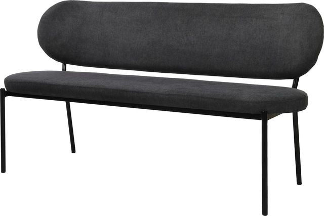 byLIVING Sitzbank »Jersey« mit Webstoff-Bezug, mit Rückenlehne, Breite 160 cm