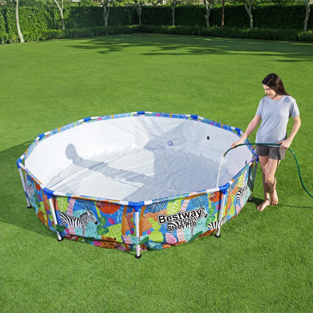 Piscina Bestway com estrutura de aço Pro 305x66 cm