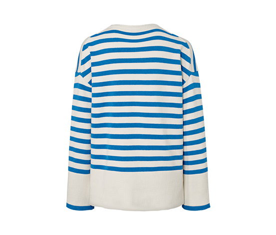 Gestreifter Strickpullover
