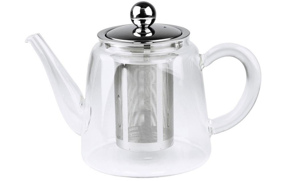 Teekanne Jasmin 0.8 l, TransparentTeekanne mit Filter