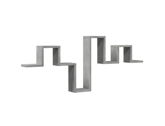 VIDAXL - Etagère murale étagère murale gris béton 104,5x10x43 cm bois d'ingénierie