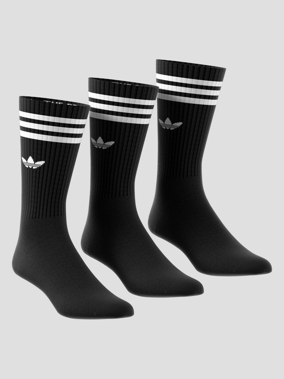 adidas Originals Solid Crew Socks black