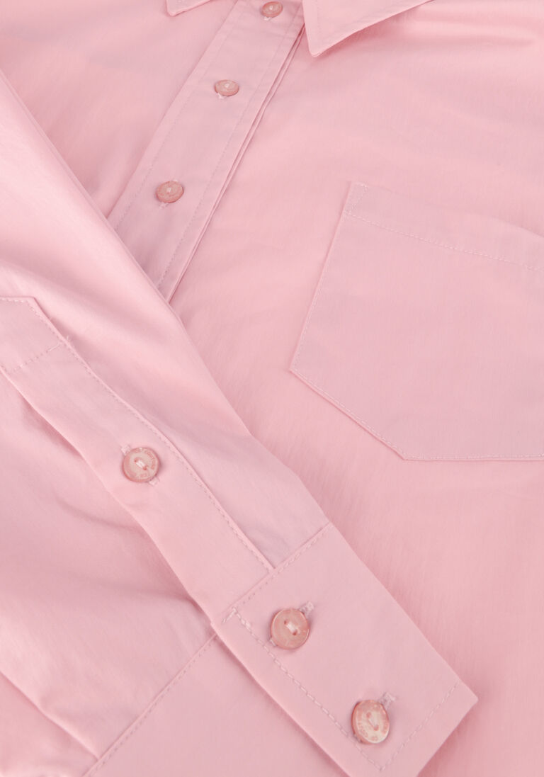 CO\\'COUTURE roze co'couture blouse cotton crisp cropped shirt