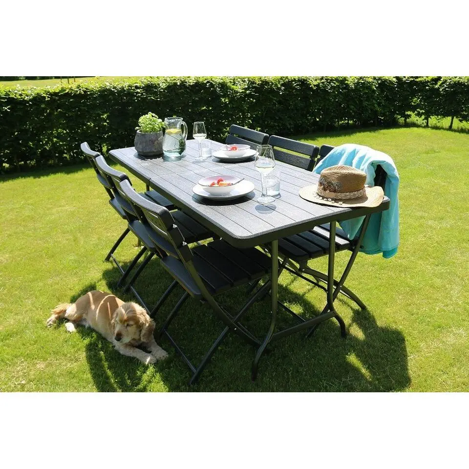 ERRO Klapstoel - Bistrostoel - houtlook - 2 stuks